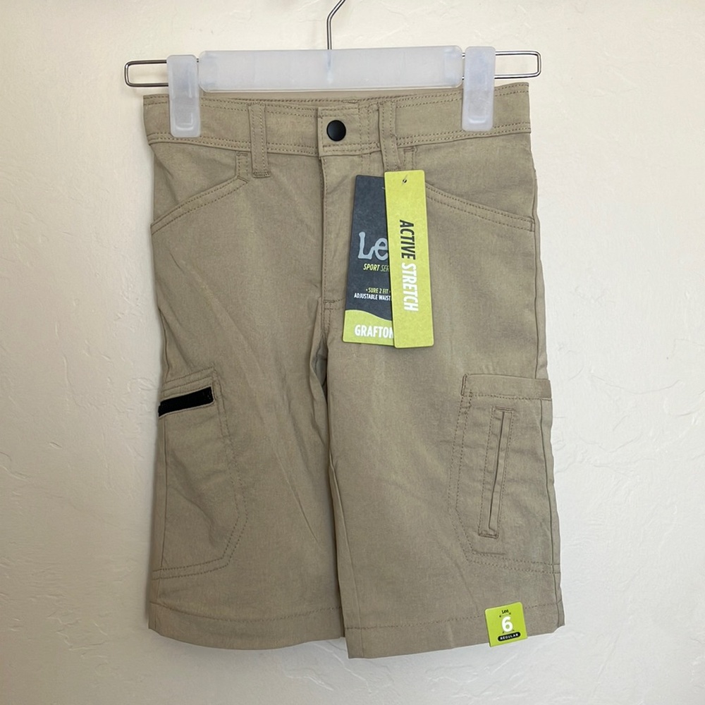 Lee Sport Series Adjustable Waist Shorts, Size 6. Bundle of 2.